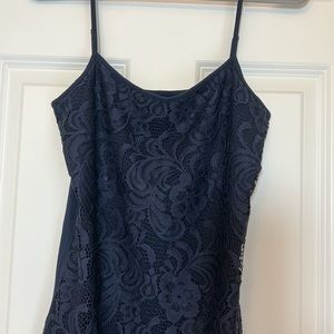Ann Taylor size M women’s navy lace camisole